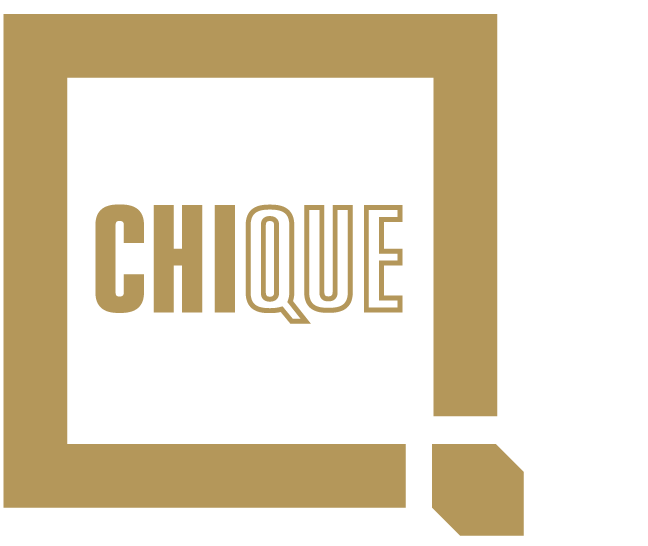 Chique logo round gold transp x