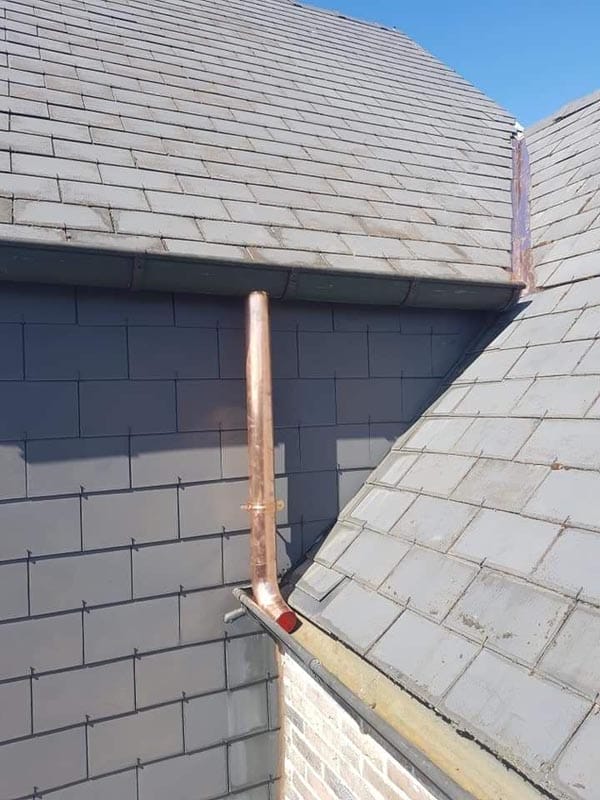 afvoerbuizen in koper